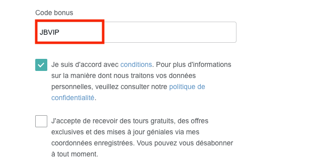 bonus d'inscription Conquestador Casino